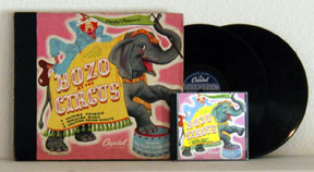 BOZO AT THE CIRCUS RECORDS AND CD